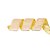 Fita Aramada Bege e Ouro 6,3cm x 9,14m - 01 unidade - Cromus Natal - Rizzo - Imagem 1