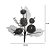 Pick Decorativo - Galhos Folhas Frutas e Pinha - 10cm - 01 unidade - Cromus Natal - Rizzo - Imagem 2