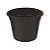 Cachepot Pote Pequeno Cor Preto - 1 Unidade - - Imagem 1