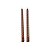 Kit Velas Espiral Rosê Gold 25cm - 02 unidades - Cromus Natal - Rizzo - Imagem 1