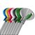 Kit Suporte para Balão 33cm - Sortido com Haste Branco - 10 Unidades - Rizzo - Imagem 1