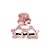 Kit Fantasia Acessórios Estrela Rosa Festa Carnaval 02pçs 01 Unidade Cromus - Imagem 1