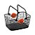Cesta com Aplique Preta Halloween Cromus Rizzo - Imagem 1