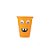 Copo Happy Halloween - Laranja - Cromus - Rizzo Confeitaria - Imagem 1