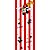 Trilho de Mesa de Tecido 40x200cm Festa Mickey Mouse 01 Unidade Regina Rizzo - Imagem 2