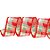 Fita Decorativa Natal Xadrez Vermelho e Verde  3,8cmx9,14 - 1 Unidade - Cromus - - Imagem 1