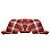 Fita Decorativa Natal Xadrez Vermelho e Preto  6,3x914cm - 1 Unidade - Cromus - Rizzo - Imagem 1