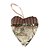 Kit Corações Decorativos para Pendurar - Rosê/Nude - 10cm - 03 unidades - Natal Tok da Casa - Rizzo - Imagem 1