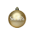 Bola de Natal Personalizada - Nude Fosco - 01 Unidade - Cromus - Rizzo Confeitaria Personalizado - Imagem 2