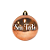 Bola de Natal Personalizada - Rose Gold Brilho - 01 Unidade - Cromus - Rizzo Confeitaria Personalizado - Imagem 1