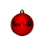 Bola de Natal Personalizada - Vermelho Fosco - 01 Unidade - Cromus - Rizzo Confeitaria Personalizado - Imagem 2