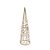 Cone Decorativo Trabalhado Prata - 01 Unidade - Cromus - Rizzo - Imagem 1