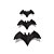 Apliques Decorativo Halloween - Morcegos - 6 unidades - Cromus - Rizzo - Imagem 1