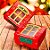 Caixa Para 4 Doces com Visor Linha Sweet Home Natal - 10 unidades - Rizzo - Imagem 1