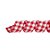 Fita Decorativa Natal Xadrez Vermelha e Branca 6,3cmx9,14m - 1 Unidade - Cromus - Rizzo - Imagem 1