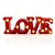 Luminária LED - Love - Vermelho - 01 UN - Artlille - Rizzo - Imagem 1