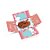 Caixa Surpresa para Meio Ovo 350g Coelhinhos Rosa com Colher - 01 Unidades - Cromus - Rizzo - Imagem 2