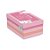Caixa Surpresa para Meio Ovo 350g Coelhinhos Rosa com Colher - 01 Unidades - Cromus - Imagem 1