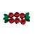 Confeito Decorativo - Flor Rosa - Vermelho - 10 UN - Jeni Joni - Rizzo - Imagem 1