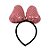 Adereço de Carnaval Tiara com Laço - Rosa Bebê - Mod 6269 - 01 unidade - Rizzo - Imagem 1
