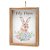 Quadro Decorativo Coelho Floral Páscoa - Cromus - 01 un - Rizzo - Imagem 1