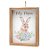 Quadro Decorativo Coelho Floral Páscoa - Cromus - 01 un - Rizzo Confeitaria - Imagem 1