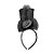 Tiara Luxo Carnaval com aplique Cartola  - Preto - Mod 201 - 01 unidade - Rizzo - Imagem 1