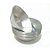 Forminha para Empanada Lisa n° 5 em Alumínio - 01 unidade - GoldPan - Rizzo Confeitaria - Imagem 1