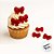 Mini Confeito - Laços Pequenos Vermelho - 15 Unidades - Abelha Confeiteira - Rizzo - Imagem 2