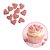 Mini Confeito - Coração Rosa Pequeno - 10 Unidades - Abelha Confeiteira - Rizzo - Imagem 1