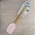 Espátula de Silicone Cabo de Bambu Soft 30 cm - Rosa - 1 unidade - Fratelli - Rizzo Confeitaria - Imagem 1