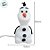 Luminária Olaf - Frozen - 39,5cm - 01 Unidade - Disney Original - Usare - Imagem 3
