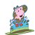 Personagem MDF M George Individual Peppa Pig - 1 Unidade - Festcolor - Rizzo - Imagem 1