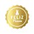 Adesivo "Feliz Páscoa" - Ref.2073 - Hot Stamping - Dourado - 50 unidades - Stickr - Rizzo - Imagem 1