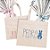 Sacola de Algodão Cru Personalizado Páscoa - 20 x 22 cm - 01 unidade - Rizzo Confeitaria - Imagem 1