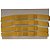 Laço Chanel Duplo Dourado - 4 Unidades - 60cm - Fitas Progresso - Rizzo Confeitaria - Imagem 1