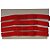 Laço Chanel Duplo Vermelho - 4 Unidades - 60cm - Fitas Progresso - Rizzo Confeitaria - Imagem 1
