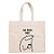 Sacola de Algodão Cru 22x33cm para Presente Personalizado Flork Meme - Bebendo Café - 01 unidade - Rizzo Confeitaria - Imagem 2