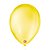 Balão de Festa Látex Cristal - Amarelo Canário - Balões São Roque - Rizzo - Imagem 1