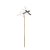 Pick Decorativo de Páscoa - Coelhinho Deitado Correndo de MDF - 01 unidade - Cromus - Rizzo - Imagem 1