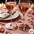 Marcador de Taça Romântico Rose Gold - 6 unidades - Cromus - Rizzo - Imagem 3