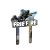 Topo Para Bolo MDF Free Fire - 1 Unidade - Festcolor - Rizzo Confeitaria - Imagem 1
