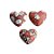 Blister Decorado com Transfer Para Chocolate - Coração - Rosas - BL00013 - 1 Unidade - Stalden - Rizzo - Imagem 1