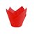 Forma Tulipa Forneáveis Vermelho - 25 Unidades - Ecopack - Rizzo Confeitaria - Imagem 1