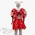 Kit Fantasia Carnaval - Joaninha - Mod:6246 - 01 unidade - Rizzo - Imagem 2
