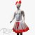 Kit Fantasia Carnaval - Vermelho poá branco - Mod:621 - 01 unidade - Rizzo - Imagem 1