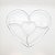 Petisqueira de Coração em Acrílico com Tampa - 1 unidade - Plastifesta - Rizzo - Imagem 7