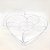 Petisqueira de Coração em Acrílico com Tampa - 1 unidade - Plastifesta - Rizzo - Imagem 6