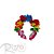 Tiara Havaiana - Flores Sortidas  - Mod:6906 - 01 unidade - Rizzo - Imagem 2