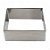 Cortador Aro Quadrado 5x5x4cm - 1 Unidade - Ref:2035 - RR Cortadores - Rizzo - Imagem 1